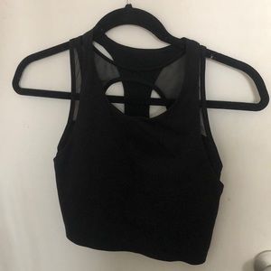 Lululemon crop top with a built-in sport bra